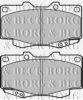 BORG & BECK BBP2002 Brake Pad Set, disc brake